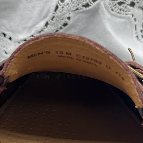 Cole Haan Grand.Os Men’s Size 10 Gently Worn Leather Loafer Faux Buckle Shoe - Picture 6 of 11